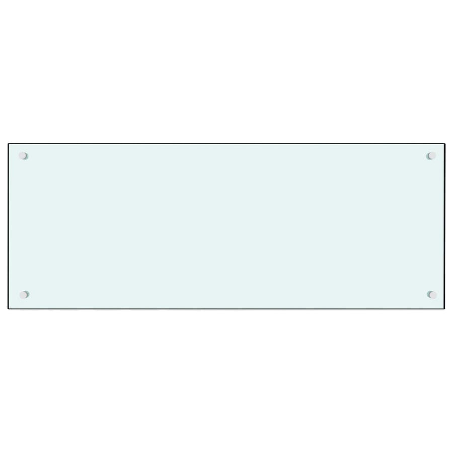 Spatscherm Keuken Gehard Glas 100 x 40 cm Wit