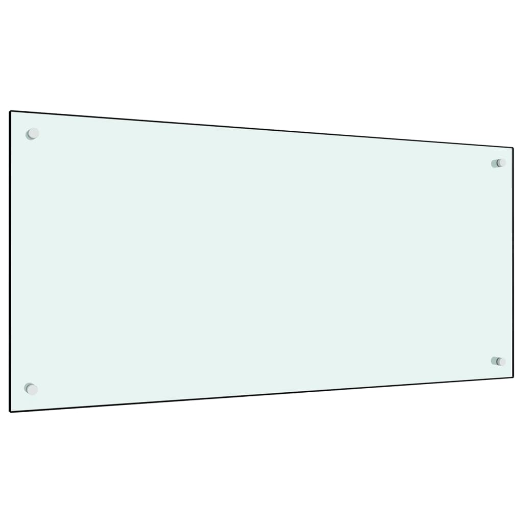 Spatscherm Keuken Gehard Glas 100 x 50 cm Wit
