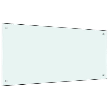 Spatscherm Keuken Gehard Glas 100 x 50 cm Wit