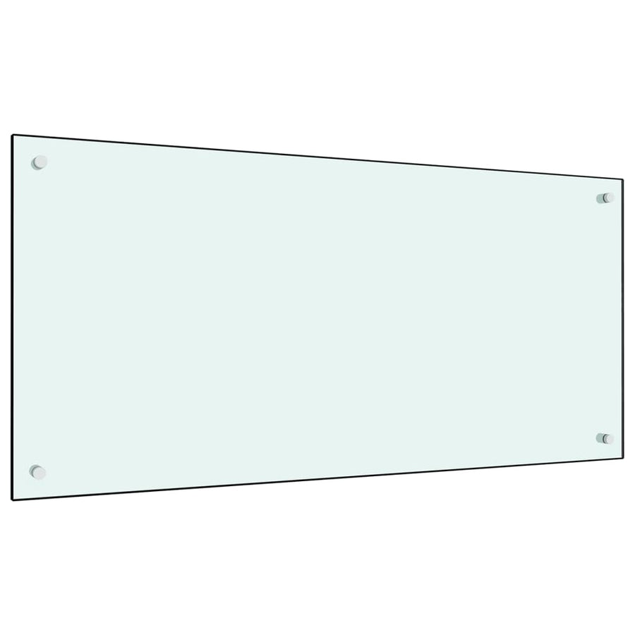 Spatscherm Keuken Gehard Glas 100 x 50 cm Wit