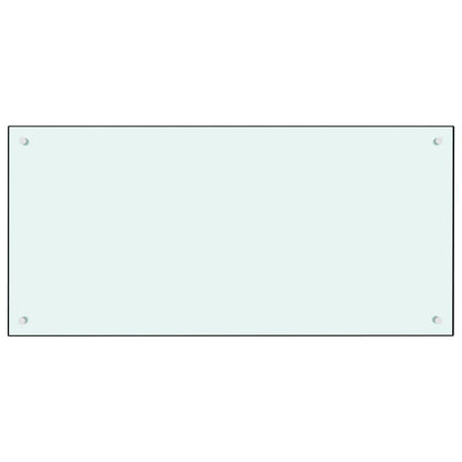Spatscherm Keuken Gehard Glas 100 x 50 cm Wit