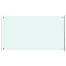 Spatscherm Keuken Gehard Glas 100 x 60 cm Wit