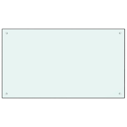 Spatscherm Keuken Gehard Glas 100 x 60 cm Wit