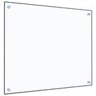 Kitchen splashback 70x60 cm tempered glass transparent