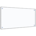 Kitchen splashback 80x40 cm tempered glass transparent