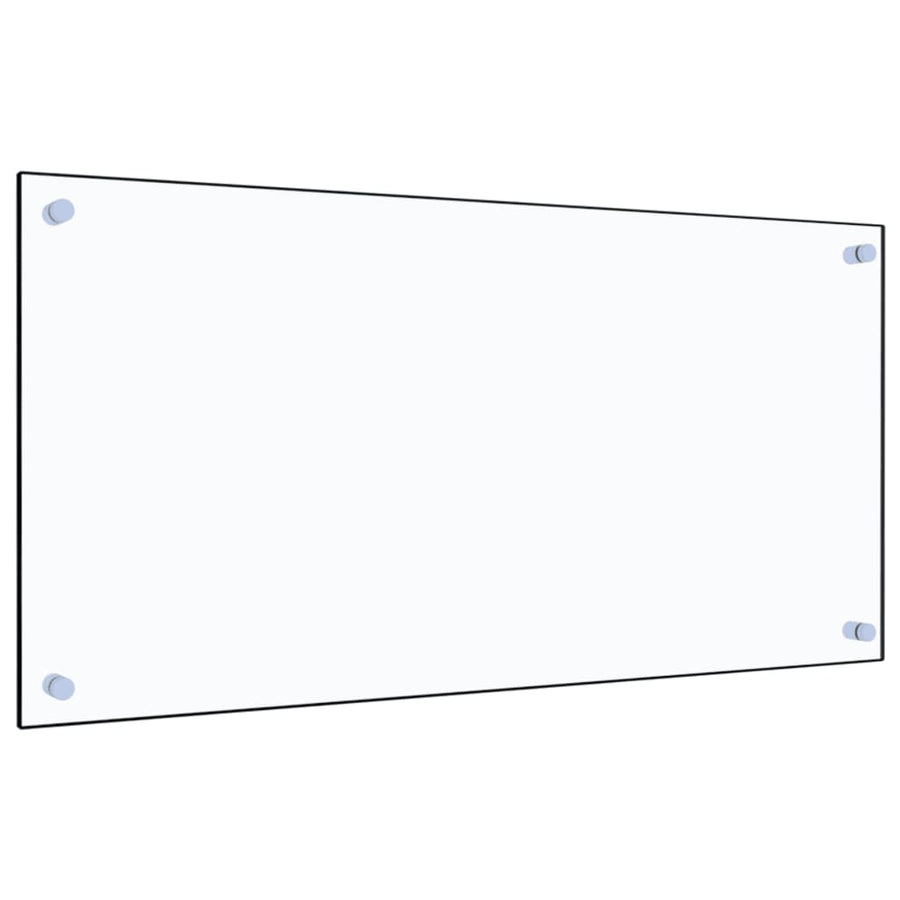 Spatscherm Keuken Gehard Glas Transparant 80 x 40 cm Doorzichtig