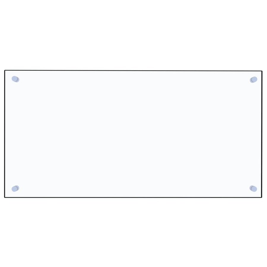 Spatscherm Keuken Gehard Glas Transparant 80 x 40 cm Doorzichtig
