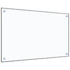 Kitchen splashback 80x50 cm tempered glass transparent