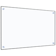 Spatscherm keuken 80x50 cm gehard glas transparant