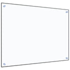 Kitchen splashback 80x60 cm tempered glass transparent