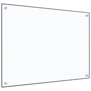 Spatscherm keuken 80x60 cm gehard glas transparant