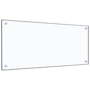 Spatscherm keuken 90x40 cm gehard glas transparant