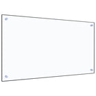 Spatscherm keuken 90x50 cm gehard glas transparant