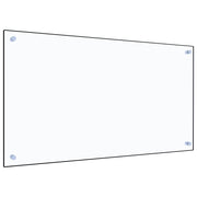 Spatscherm keuken 90x50 cm gehard glas transparant