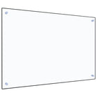 Kitchen splashback 90x60 cm tempered glass transparent