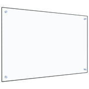 Spatscherm keuken 90x60 cm gehard glas transparant