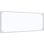 Kitchen splashback 100x40 cm tempered clear glass