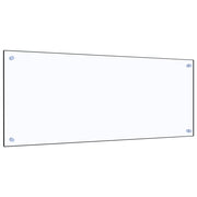 Spatscherm keuken 100x40 cm gehard glas transparant