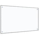 Kitchen splashback 100x60 cm tempered glass clear