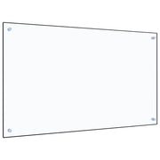 Spatscherm keuken 100x60 cm gehard glas transparant