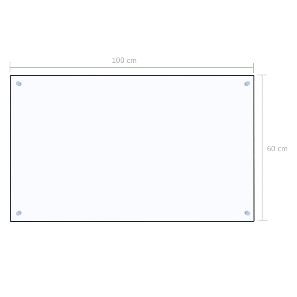 Spatscherm Keuken Gehard Glas Transparant 100 x 60 cm Doorzichtig
