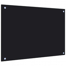 Spatscherm Keuken Gehard Glas 70 x 50 cm Zwart