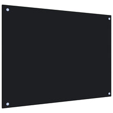 Spatscherm Keuken Gehard Glas 80 x 60 cm Zwart
