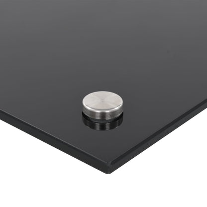 Spatscherm Keuken Gehard Glas 100 x 40 cm Zwart