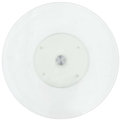 Serveerbord Draaiend 60 Cm Gehard Glas Transparant