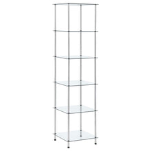 Kastje 6-Laags 40X40X60 Cm Gehard Glas Transparant 160 cm Doorzichtig