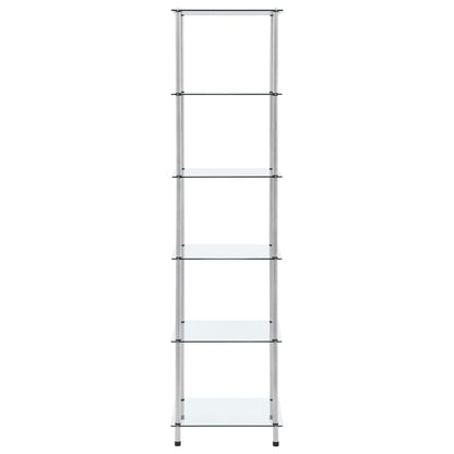 Kastje 6-Laags 40X40X60 Cm Gehard Glas Transparant 160 cm Doorzichtig