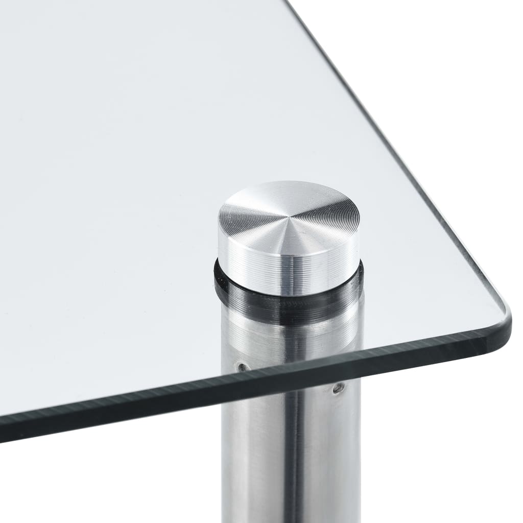 Kastje 6-Laags 40X40X60 Cm Gehard Glas Transparant 160 cm Doorzichtig