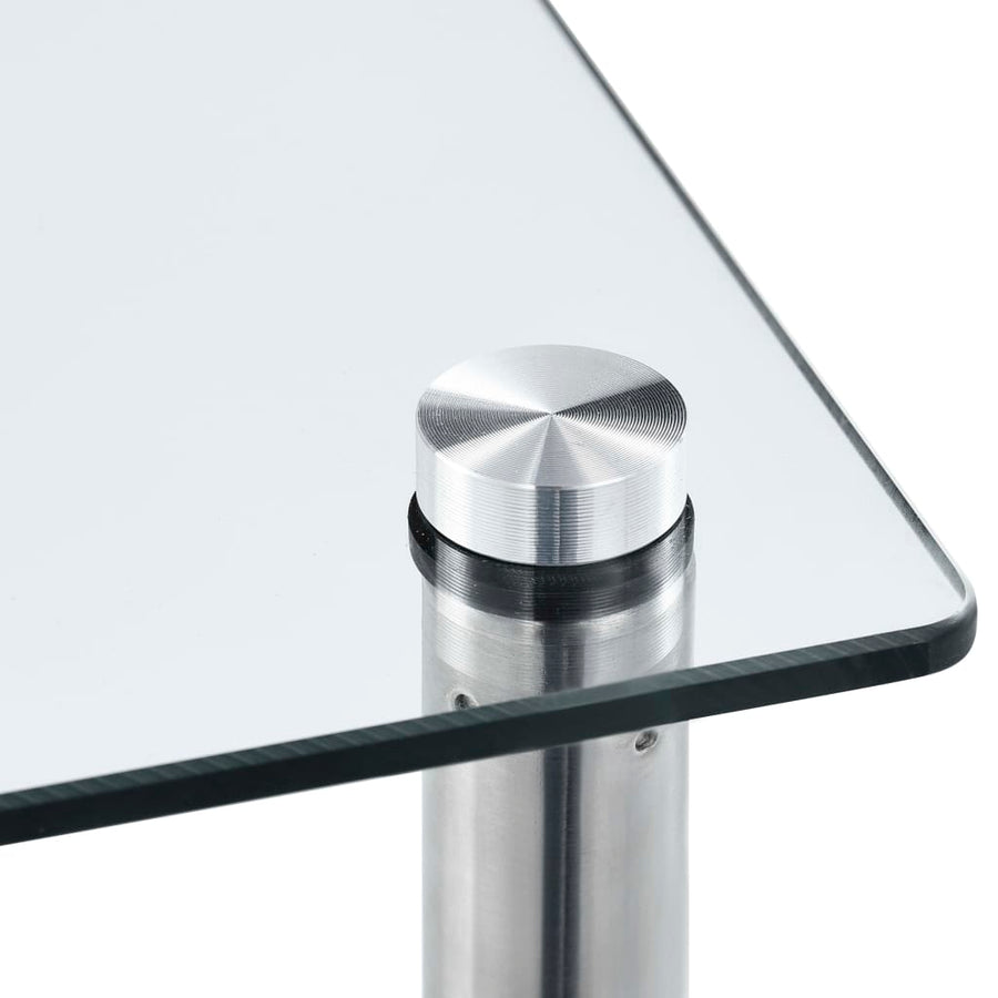 Kastje 6-Laags 40X40X60 Cm Gehard Glas Transparant 160 cm Doorzichtig