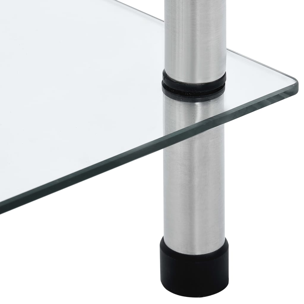 Kastje 6-Laags 40X40X60 Cm Gehard Glas Transparant 160 cm Doorzichtig