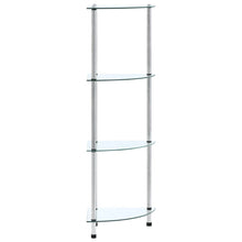 Kastje 30X30X00 Cm Gehard Glas Transparant Doorzichtig 4-laags