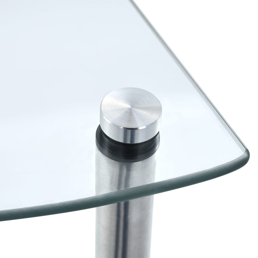 Kastje 30X30X00 Cm Gehard Glas Transparant Doorzichtig 4-laags