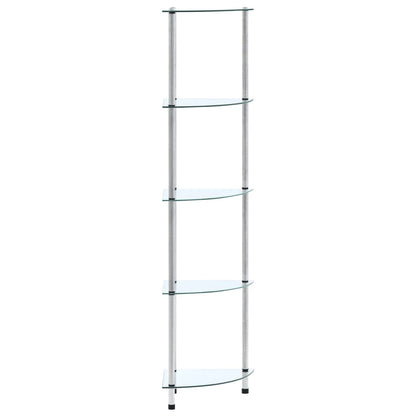 Kastje 30X30X30 Cm Gehard Glas Transparant Doorzichtig 5-laags