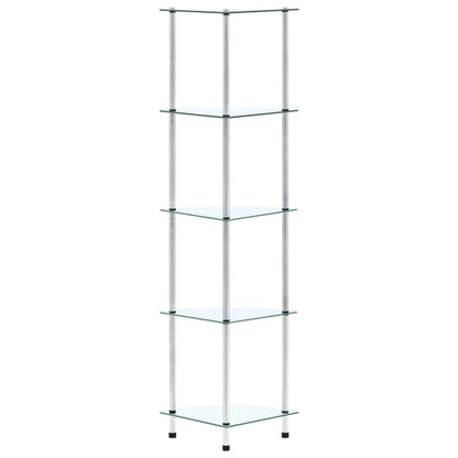 Kastje 30X30X30 Cm Gehard Glas Transparant Doorzichtig 5-laags