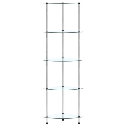 Kastje 30X30X30 Cm Gehard Glas Transparant Doorzichtig 5-laags