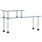 Keukenschap 45x16x26 cm gehard glas transparent