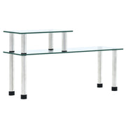 Keukenschap 45x16x26 cm gehard glas transparent