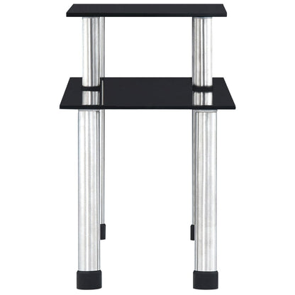 Keukenschap 45X16X26 Cm Gehard Glas Zwart
