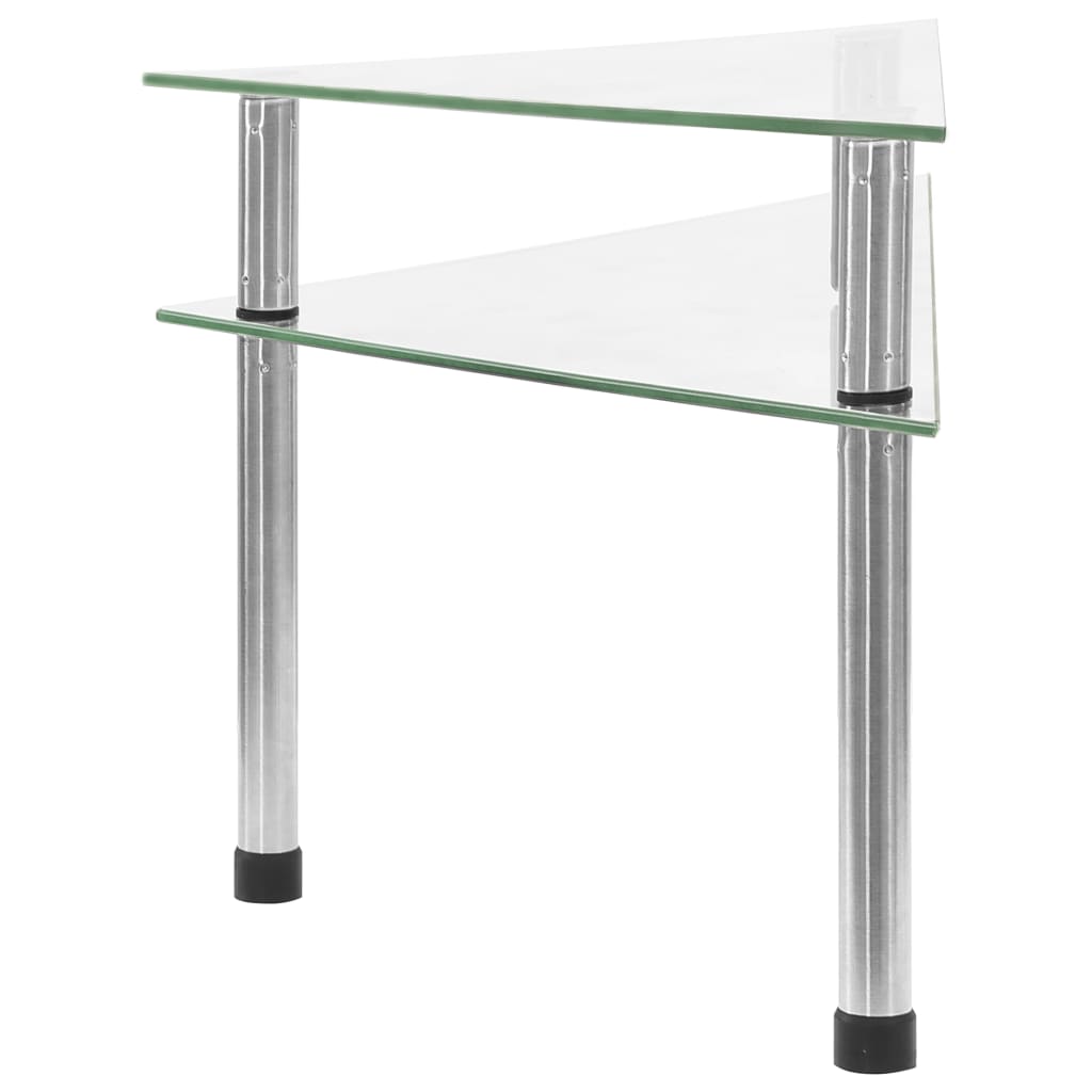 Keukenschap 49,5X35X19 Cm Gehard Glas Transparent Doorzichtig