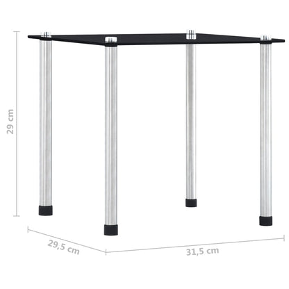 -Delige Tafeltjesset Gehard Glas Zwart