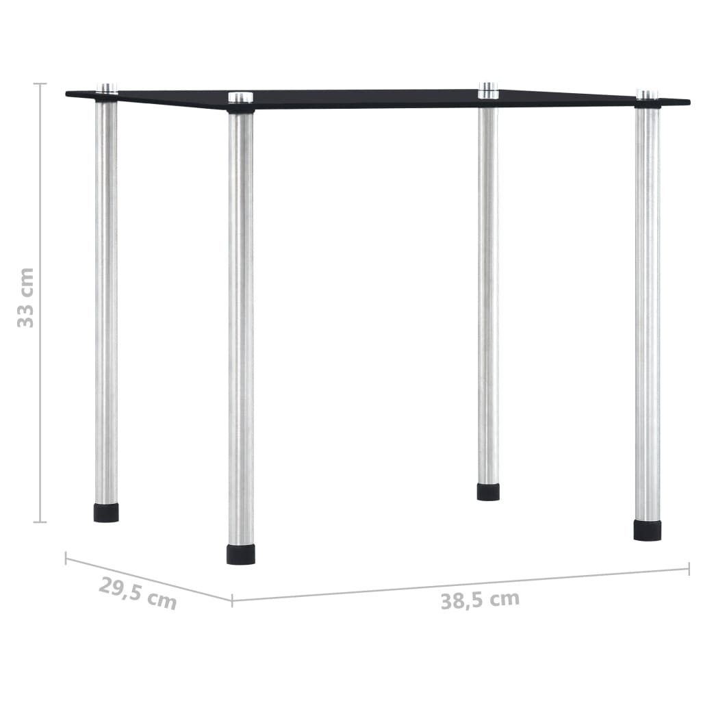 -Delige Tafeltjesset Gehard Glas Zwart