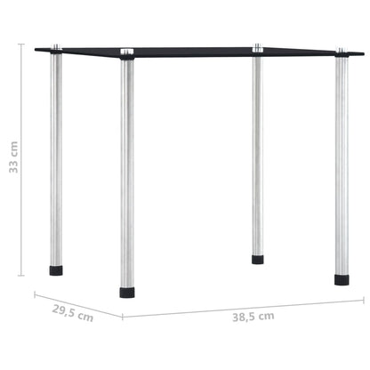 -Delige Tafeltjesset Gehard Glas Zwart