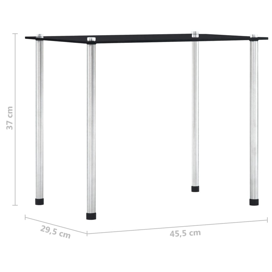 -Delige Tafeltjesset Gehard Glas Zwart