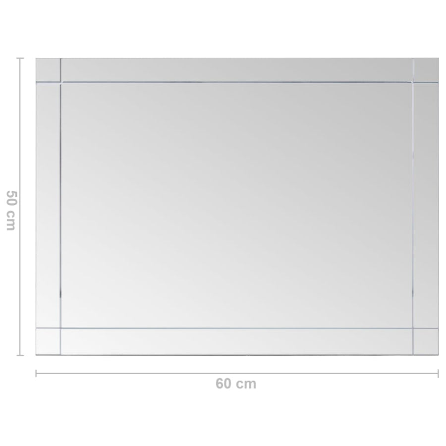 Wandspiegel 60X50 Cm Glas 1 60 x 50 cm