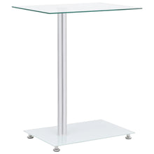 Bijzettafel U-Vormig 45X30X58 Cm Gehard Glas Transparant
