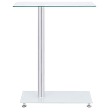 Bijzettafel U-Vormig 45X30X58 Cm Gehard Glas Transparant